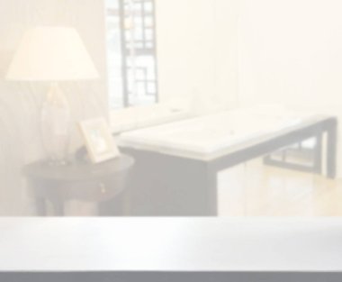 Masa üstü ve arka plan bulanıklık banyo