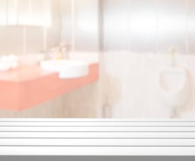 Masa üstü ve arka plan bulanıklık banyo