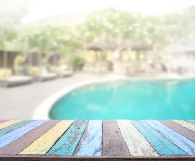 Masa üstü ve Görüntü Yüzme Arkaplan Havuzu