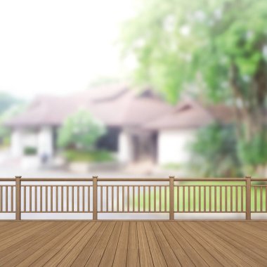 Balkon ve Teras dış arka plan bulanıklık