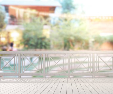 Balkon ve Teras dış arka plan bulanıklık