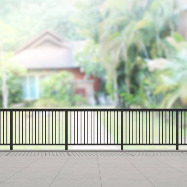 Balkon ve Teras dış arka plan bulanıklık