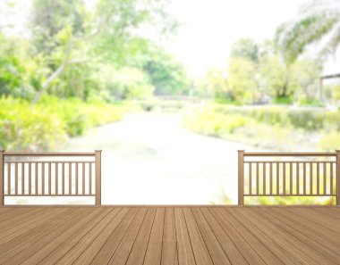 Balkon ve Teras, doğa arka plan bulanıklık
