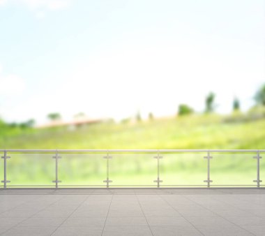 Balkon ve Teras, doğa arka plan bulanıklık