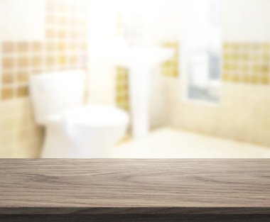 Masa üstü ve arka plan bulanıklık banyo