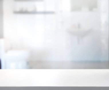 Masa üstü ve arka plan bulanıklık banyo