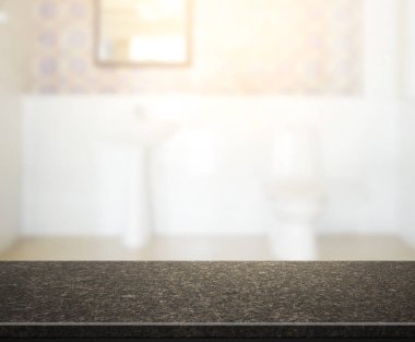 Masa üstü ve arka plan bulanıklık banyo