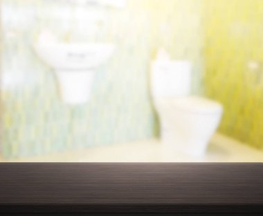 Masa üstü ve arka plan bulanıklık banyo