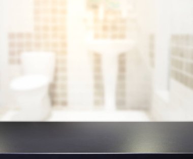 Masa üstü ve arka plan bulanıklık banyo