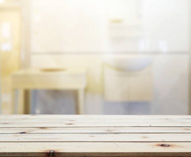 Masa üstü ve arka plan bulanıklık banyo