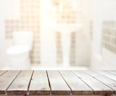 Masa üstü ve arka plan bulanıklık banyo