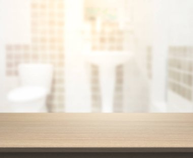 Masa üstü ve arka plan bulanıklık banyo