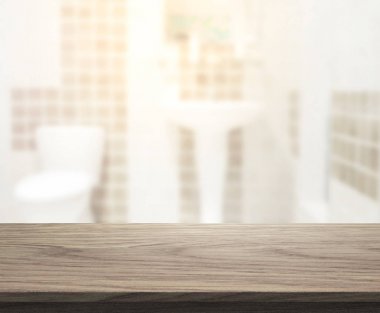 Masa üstü ve arka plan bulanıklık banyo