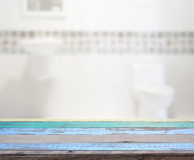 Masa üstü ve arka plan bulanıklık banyo