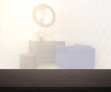 Masa üstü ve arka plan bulanıklık banyo