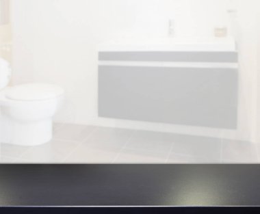 Masa üstü ve arka plan bulanıklık banyo