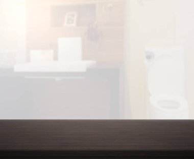 Masa üstü ve arka plan bulanıklık banyo