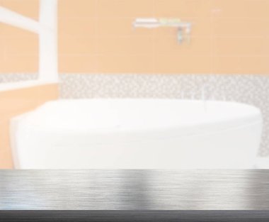 Masa üstü ve arka plan bulanıklık banyo