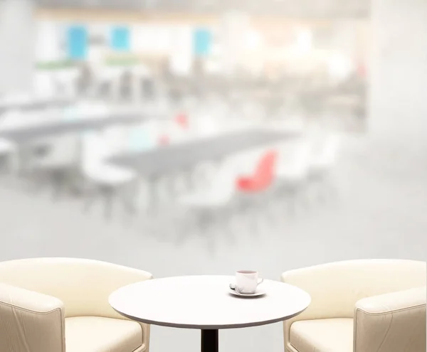 Table Top And Blur Restaurant Of  Background — Stock Photo, Image