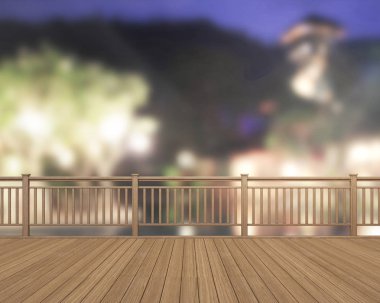 Balkon ve Teras dış arka plan bulanıklık