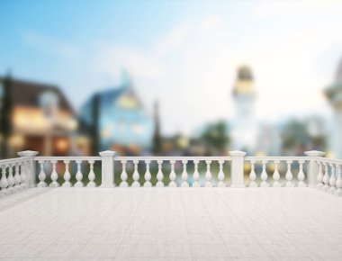 Balkon ve Teras dış arka plan bulanıklık