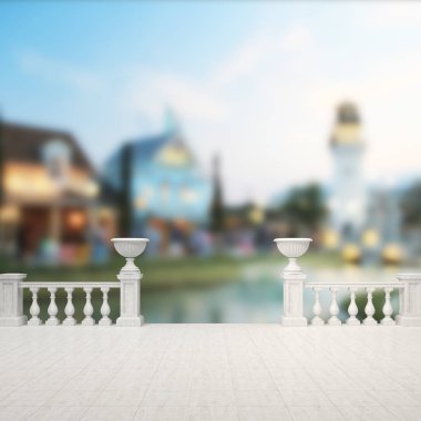 Balkon ve Teras dış arka plan bulanıklık