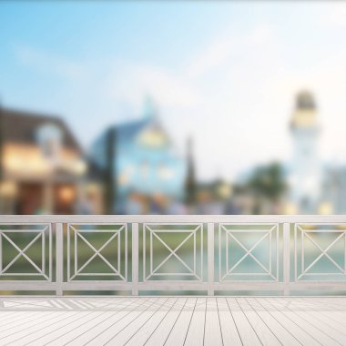 Balkon ve Teras dış arka plan bulanıklık