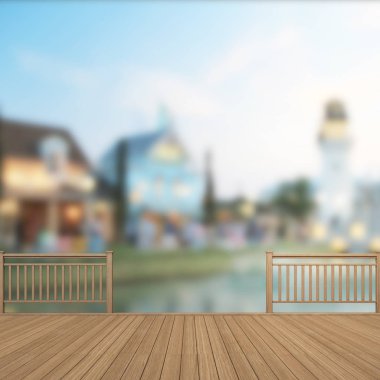 Balkon ve Teras dış arka plan bulanıklık