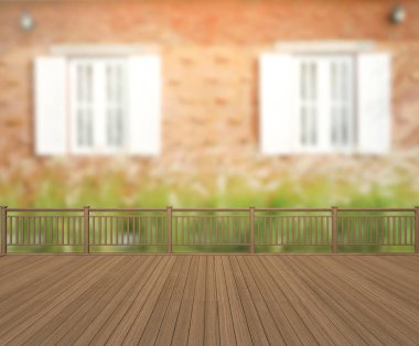 Balkon ve Teras dış arka plan bulanıklık