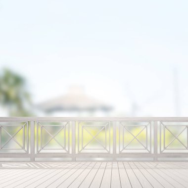 Balkon ve Teras dış arka plan bulanıklık