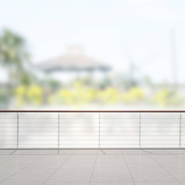 Balkon ve Teras dış arka plan bulanıklık