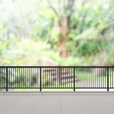 Balkon ve Teras, doğa arka plan bulanıklık