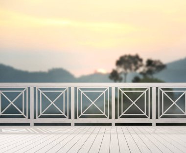 Balkon ve Teras, doğa arka plan bulanıklık