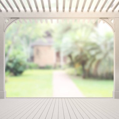 Balkon ve Teras, doğa arka plan bulanıklık