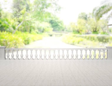 Balkon ve Teras, doğa arka plan bulanıklık