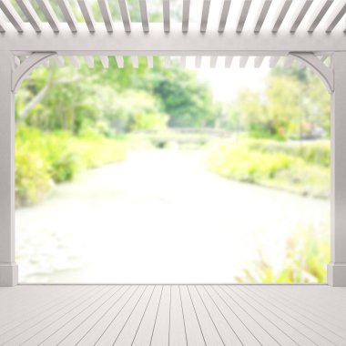 Balkon ve Teras, doğa arka plan bulanıklık