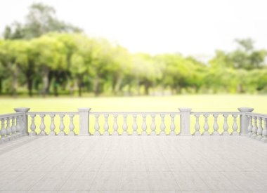 Balkon ve Teras, doğa arka plan bulanıklık