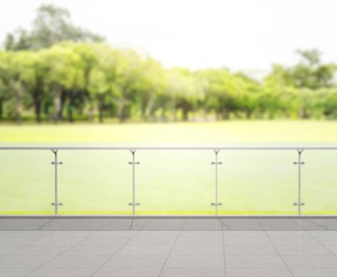 Balkon ve Teras, doğa arka plan bulanıklık