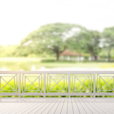 Balkon ve Teras, doğa arka plan bulanıklık