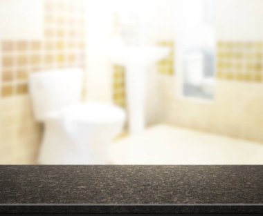 Masa üstü ve arka plan bulanıklık banyo