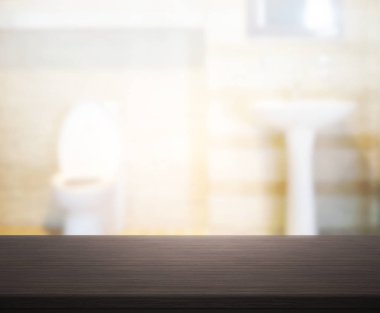 Masa üstü ve arka plan bulanıklık banyo