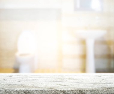 Masa üstü ve arka plan bulanıklık banyo