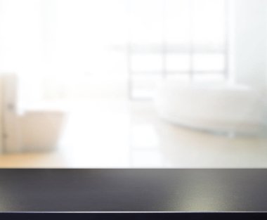 Masa üstü ve arka plan bulanıklık banyo