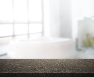 Masa üstü ve arka plan bulanıklık banyo