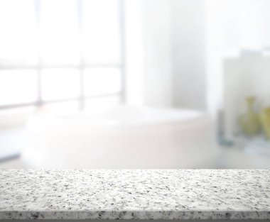 Masa üstü ve arka plan bulanıklık banyo