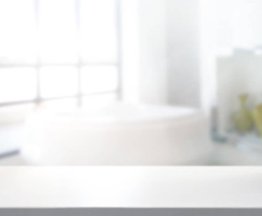 Masa üstü ve arka plan bulanıklık banyo