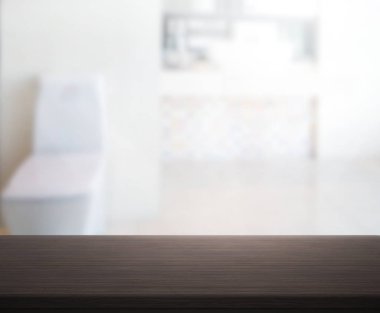 Masa üstü ve arka plan bulanıklık banyo