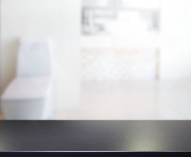 Masa üstü ve arka plan bulanıklık banyo