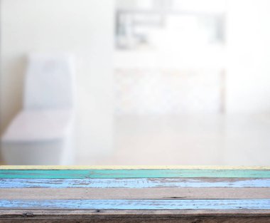 Masa üstü ve arka plan bulanıklık banyo