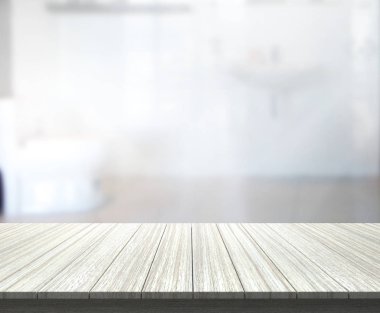 Masa üstü ve arka plan bulanıklık banyo